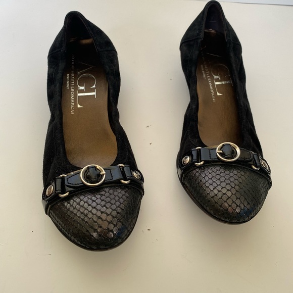 Attilio gusti made in Italy 9 black flats… - Picture 1 of 4